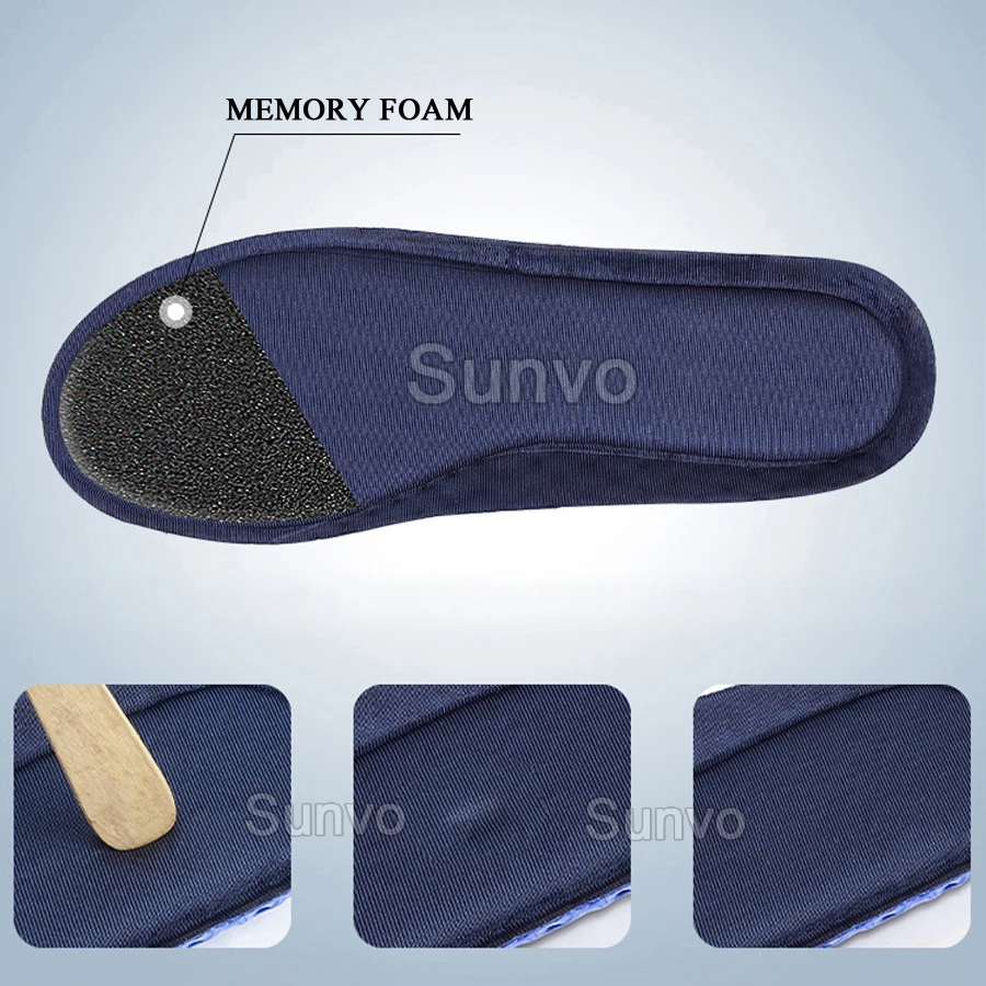 Stretch Breathable Deodorant Running Cushion Insoles For Feet Man Women Insoles For Shoes Sole Orthopedic Pad Memory Foam