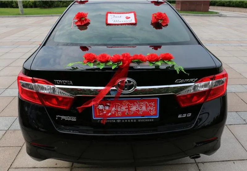 1 Набор цветов свадебное украшение автомобиля|decorative decorative|decorating car weddingdecor flower wedding