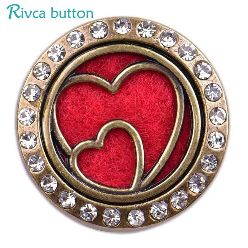 14 стилей D03665 новинка rivca защелкивающаяся искусственная медальон сердце дерево