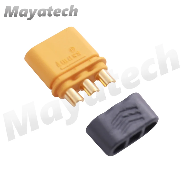 Amass MR30 Upgrated из разъема XT30 разъем женский и мужской Вилки позолоченный для RC