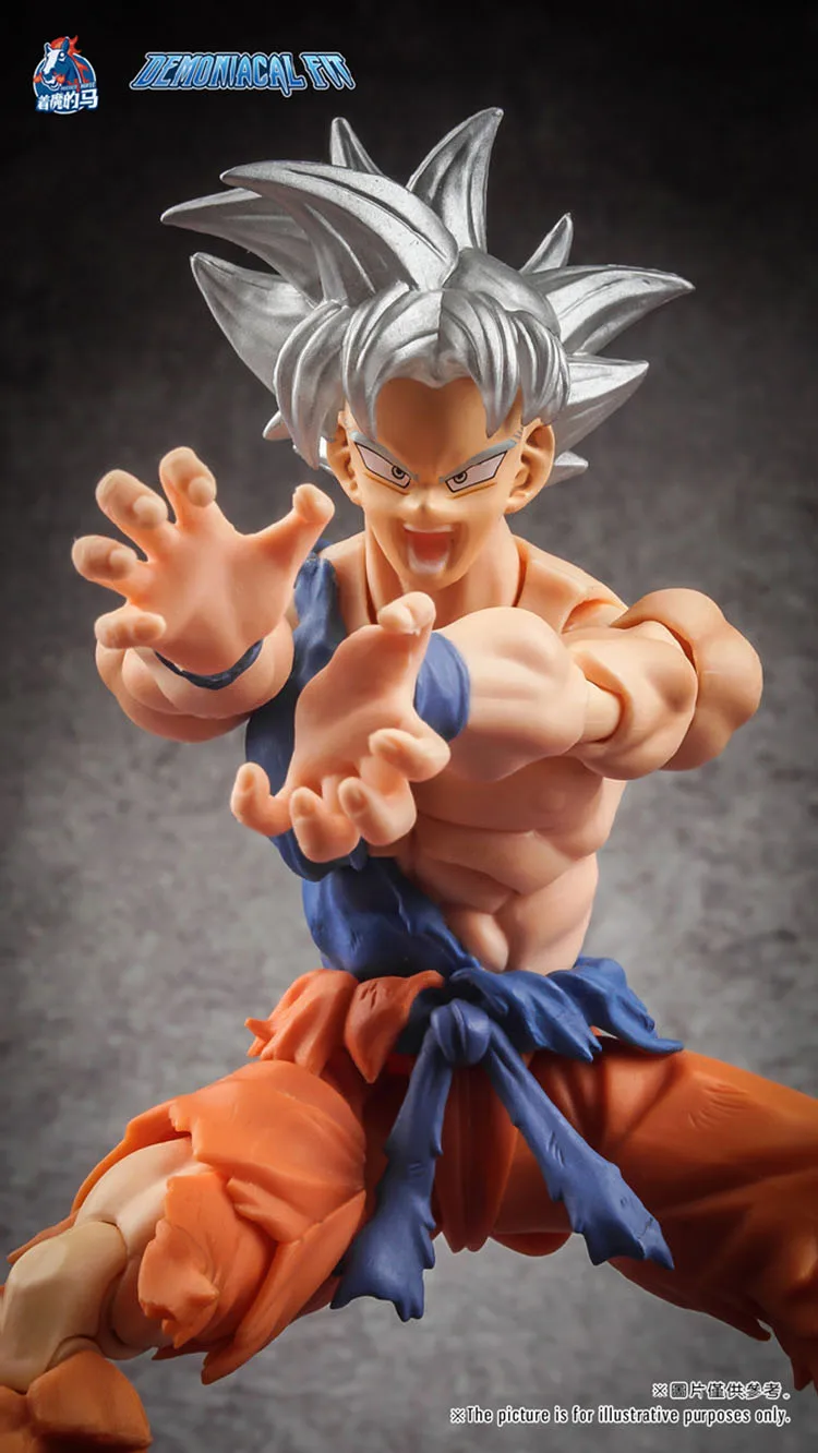 Обладает лошадь demoniacal подходит Dragon Ball Z Ultra инстинкт головы(без корпуса) ДЛЯ Bandai СВЧ Сон Гоку модели NZ003