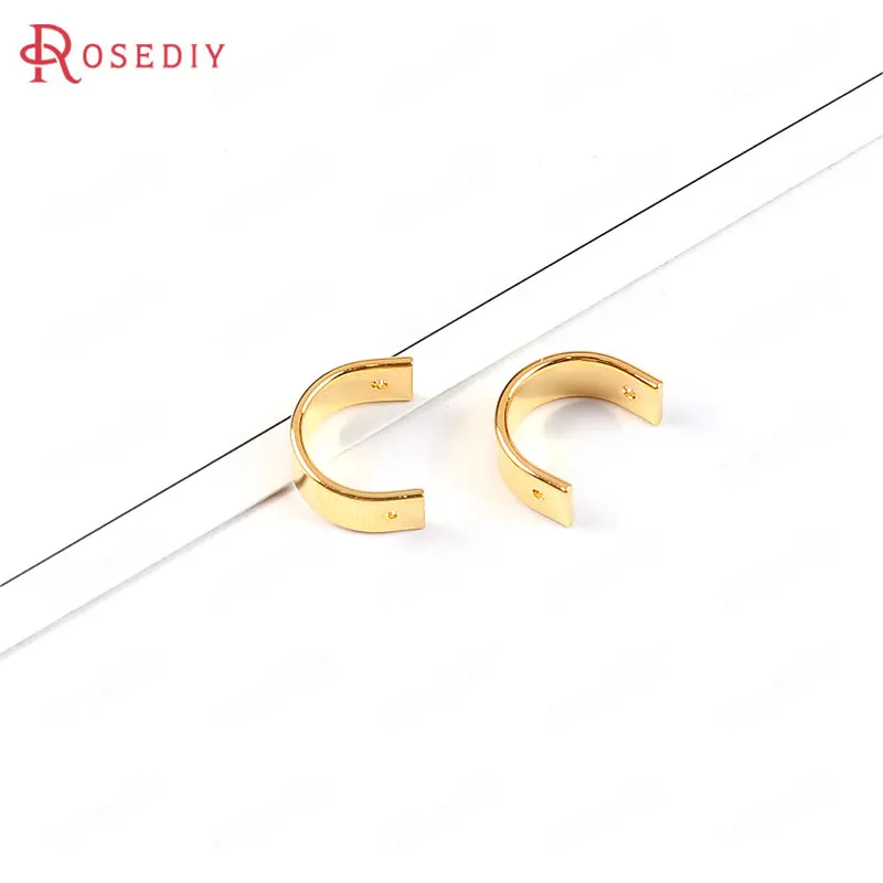 20 шт. латунные полукруглые бусины 6 мм 8 10 мм|earring accessories|diy jewelry findingsjewelry findings |
