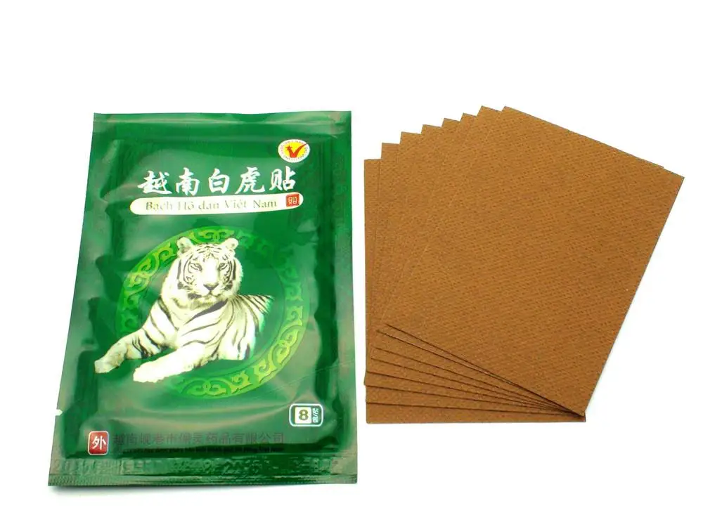 32 шт. белый бальзам с тигром + красный 12 Kinoki Детокс коврик для ног пластырь