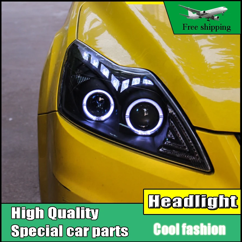 Автомобильный Стайлинг Головной фонарь для Ford Focus MK2 фары 2009 2011 светодиодный DRL Bi