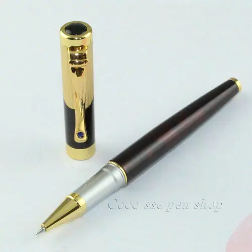 

Jinhao 9009 Высококачественная офисная и школьная фотосессия элегантный винный сапфировый Золотой зажим