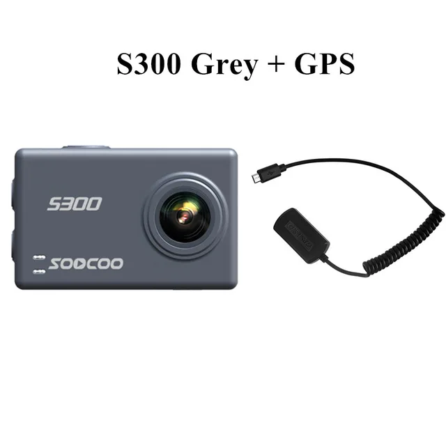 4 Soocoo S300 Экшн-камера 4k 30FPS 2,3" сенсорный экран wifi микрофон gps микрофон Пульт дистанционного управления чехол Спортивная камера 4k - Цвет: 4