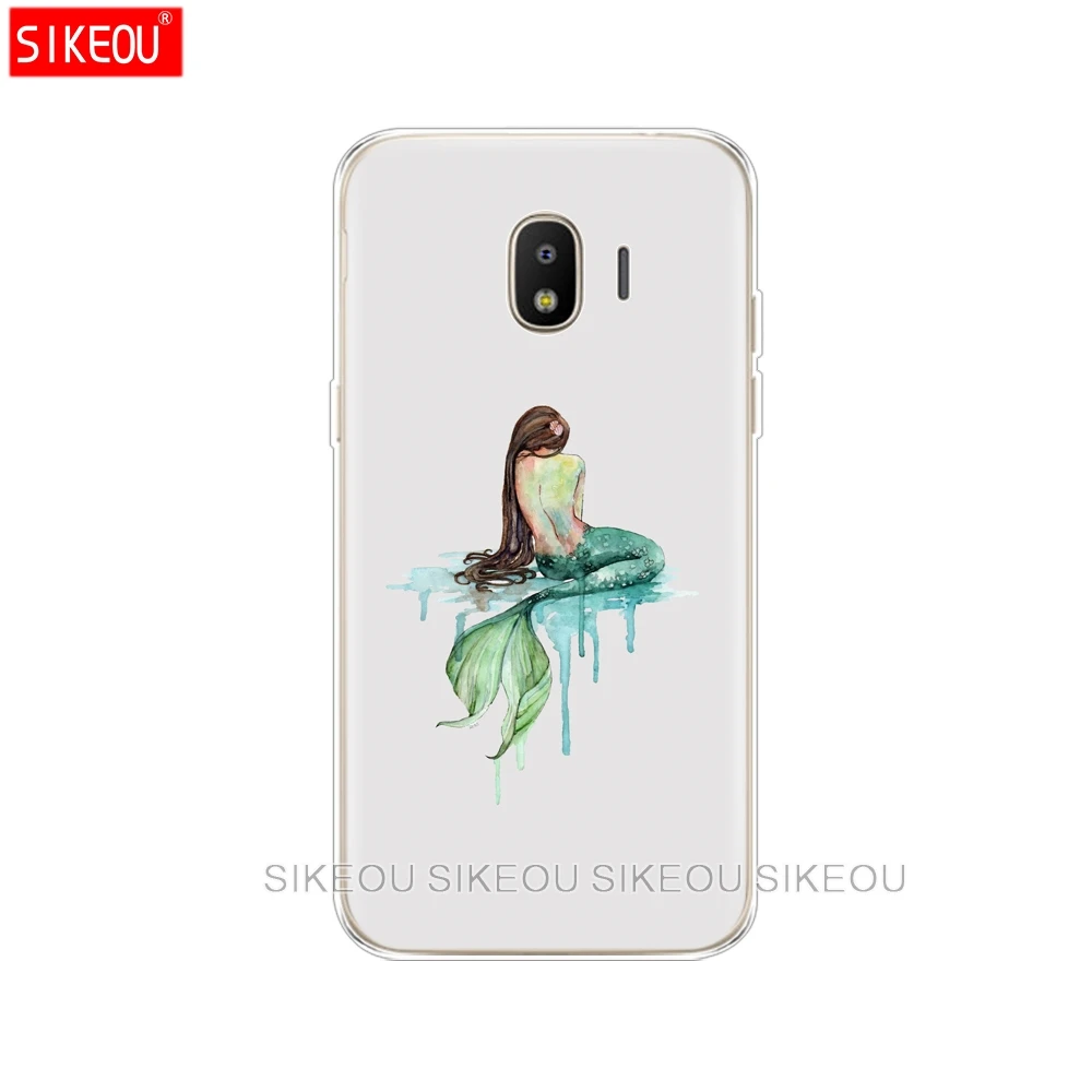 Силиконовый чехол для телефона Samsung Galaxy J3 J5 J7 2017 J330 J530 J730 PRO j2 2018 с русалочкой |