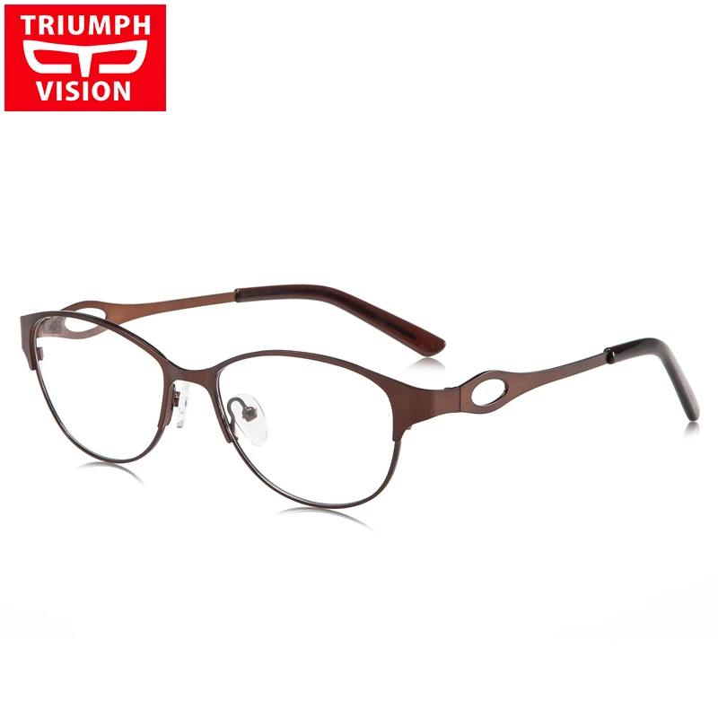 Очки для чтения TRIUMPH VISION женские оптические прозрачные кошачий глаз при