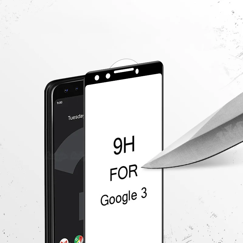 Закаленное стекло UVR 5D с холодной резьбой для Google Pixel 3 3XL 3D полное покрытие Защита
