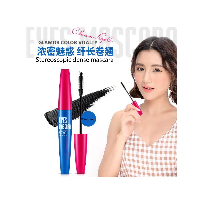 Водостойкая Черная тушь для ресниц удлинения густая косметика крем|black mascara|mascara