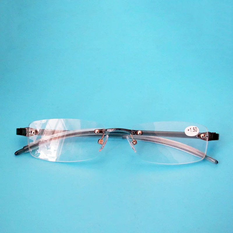 Gray TR90 Reading Glasses Unisex RImless Presbyopic +0.5+0.75 +1 +1.25 +1.5 +1.75 +2 +2.25 +2.5 +2.75 +3.25 +3.5 +3.75+4 | Аксессуары