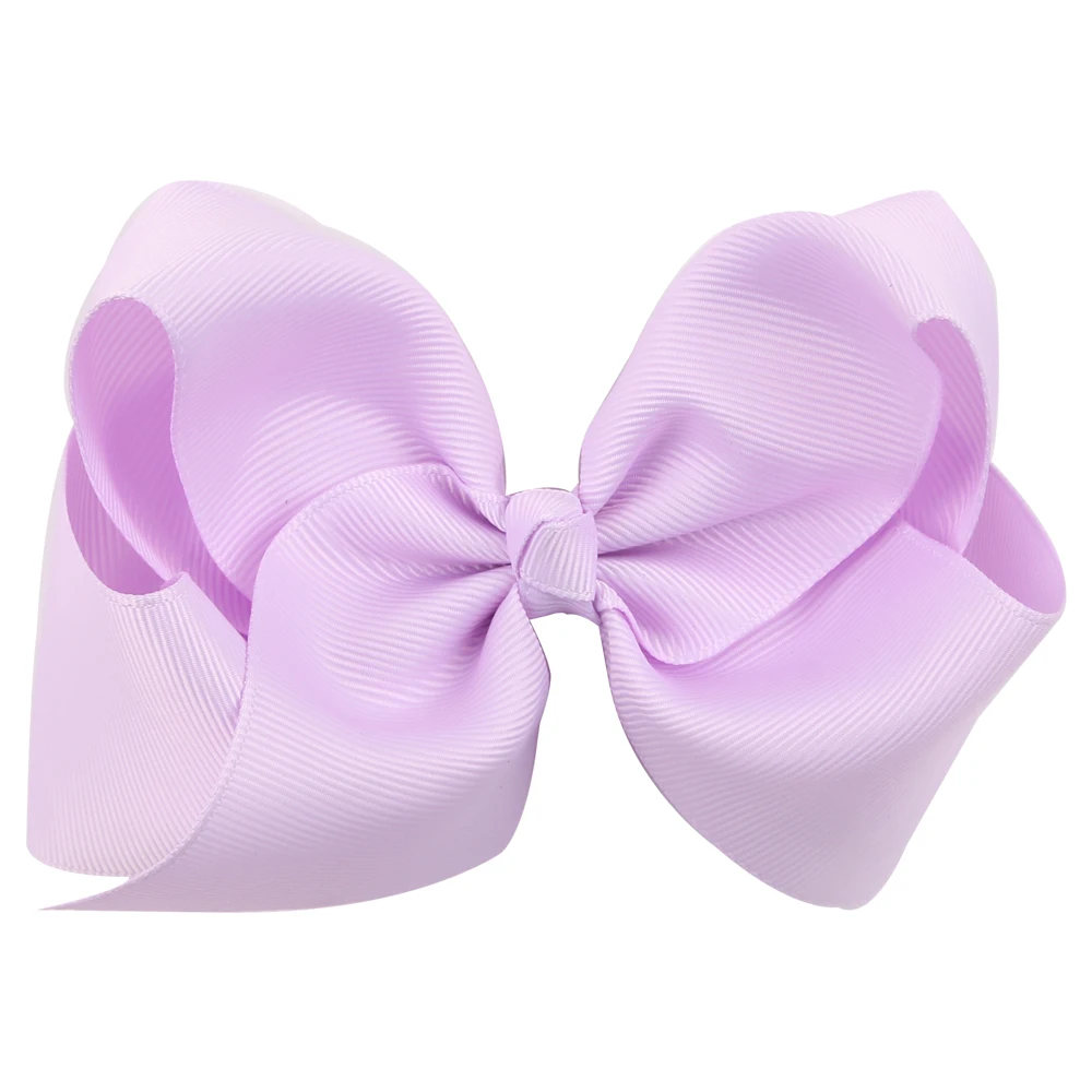 10pcs/lot 5 Inch Big Hair Bow Girls Solid Ribbon Bows With Clip Boutique Hairpin kids Accessories |