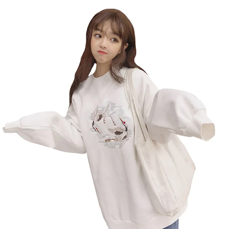 YouGeMan модная толстовка с капюшоном женская одежда корейский Ulzzang Harajuku Вышивка