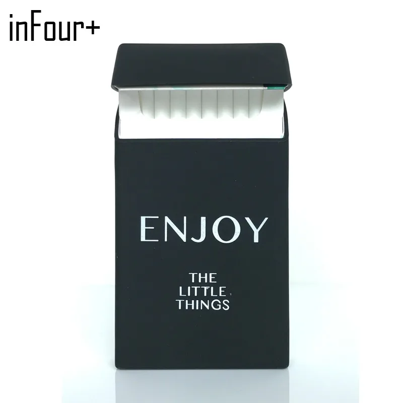 Новинка Женский силиконовый чехол для сигарет Enjoy The Life 10 5*5 8*1 4 см Модный