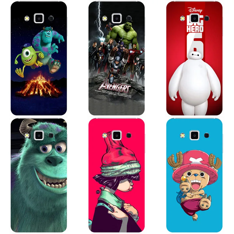 Роскошные Мультфильм рисунком чехол для samsung Galaxy Grand Max/Grand 3 G7200 G7202 G720F G720 задняя