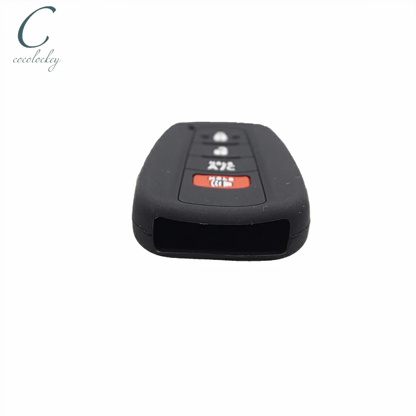 Cocolockey силиконовый чехол для ключей Fob toyota prius camry avalon 2017 2018 2019 4 кнопки
