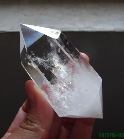 + Натуральный кварц камень кристалл двойной конец исцеление|crystal office|crystal wholesalequartz