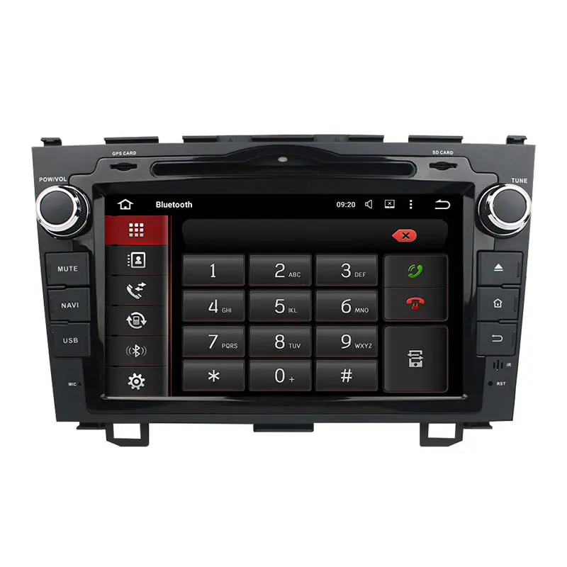 Quad Core 1024*600 Android 5.1.1 Для Honda CRV 2006 2007 2008 2009 2010 2011 Dvd-плеер Автомобиля Gps-навигация