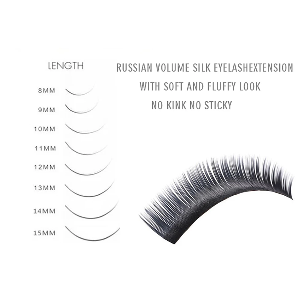 Премиальная черная ресниц наращивание Jet черные ресницы косметический мягкий