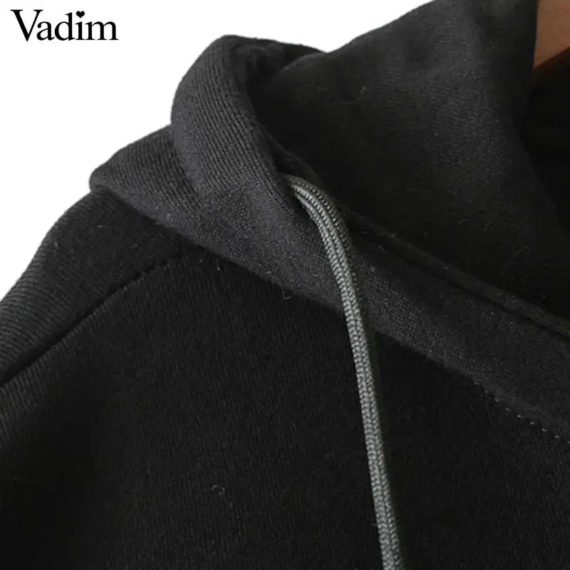 Vadim винтажная Цветочная вышивка на молнии с капюшоном Толстовка С Карманами и