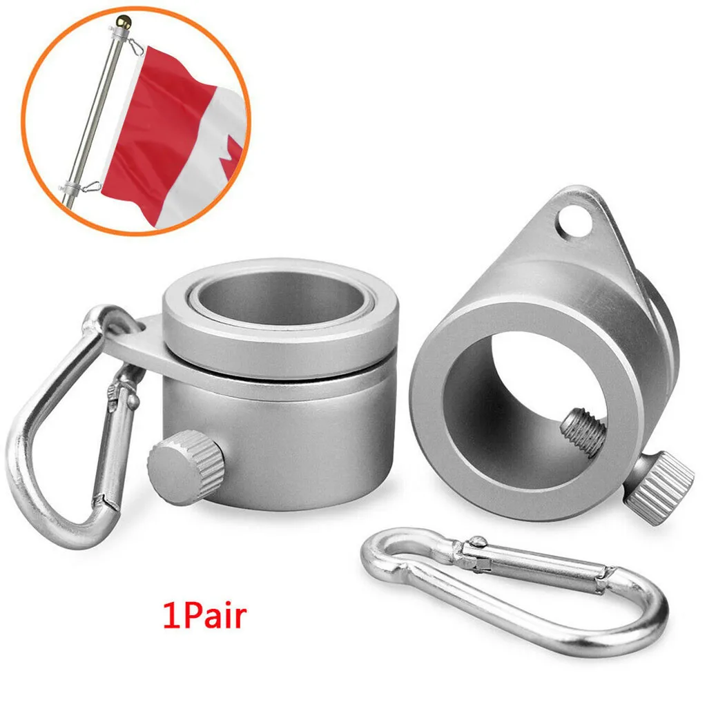 2019 New Anti-Wrap Flag Rotating Mounting Rings Holder Grommet Clip Attachments 2PCS Drop Shipping |