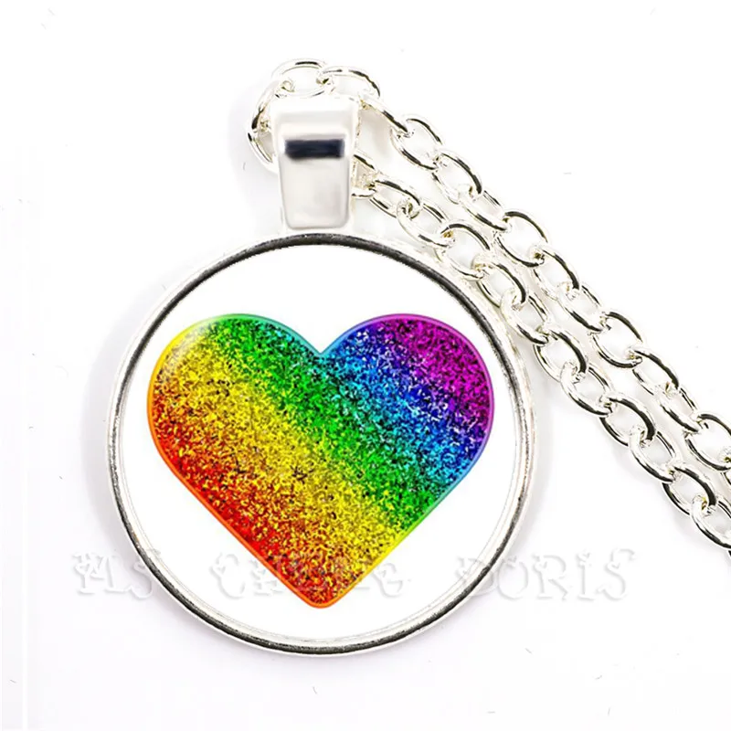 Ожерелье Just Love Rainbow для женщин и мужчин геев лесбиянок гордость с радужной