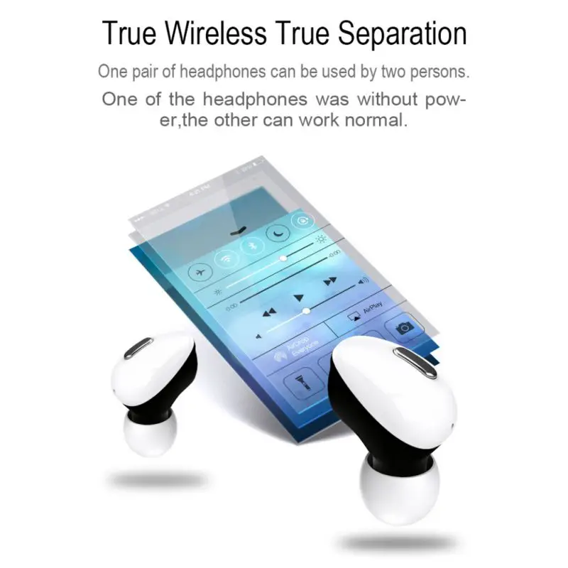 Беспроводные наушники Bluetooth 5 0 TWS вкладыши мини IPX7 Водонепроницаемая
