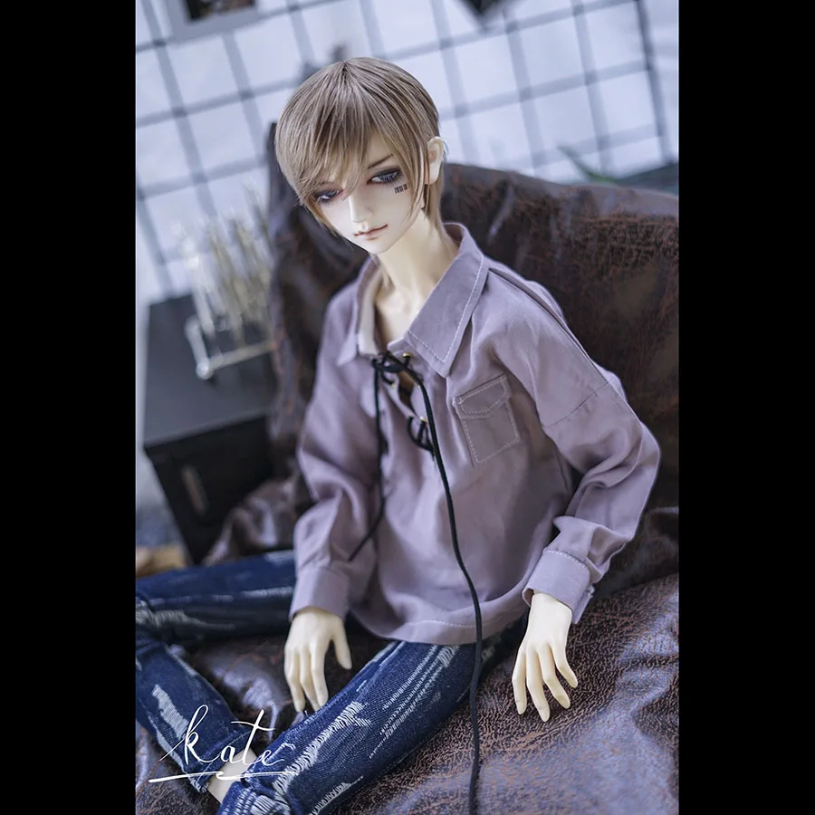 Cateleya декабря BJD SD Топ Одежда для куклы кукла топ рубашка хаки серый порошок настраиваемые размеры