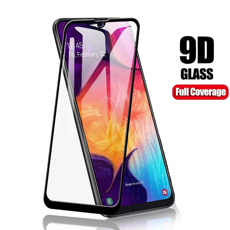 9H Закаленное стекло протектор экрана для Samsung Galaxy A10 A20 A30 A40 A50 A60 A70 M10 M20 M30 J2 Core Pro A7