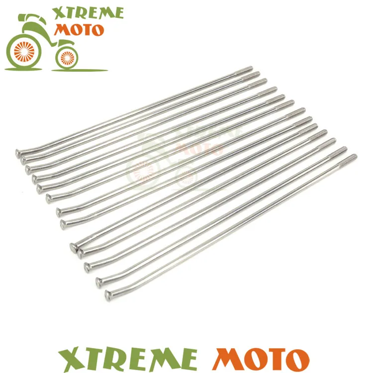Спицы заднего колеса из нержавеющей стали 19 дюймов соски для Yamaha YZ125 YZ250 YZ250F YZ450F