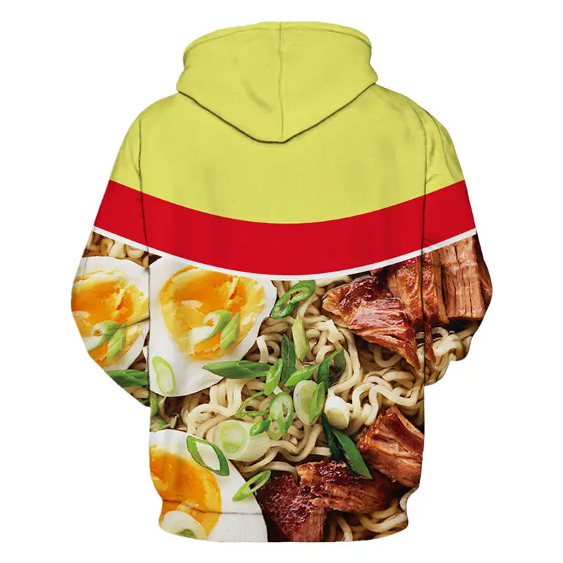 ISTider 2017 Новый стиль 3D Толстовка брендовая одежда Ramen лапша суп свитшот с принтом