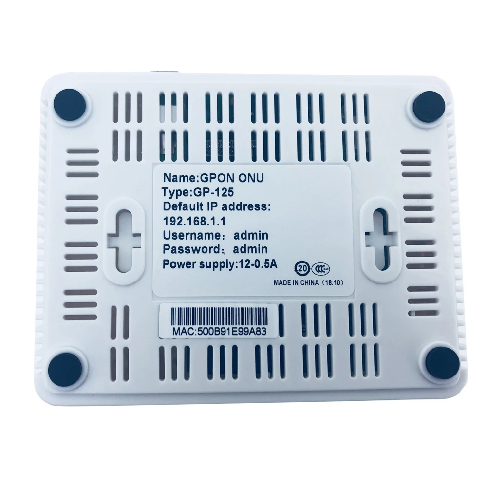 FTTH GPON ONU FTTO 1GE 1 порт ONT одиночный LAN OLT 25G Gpon стандартное волокно для дома Совместимо