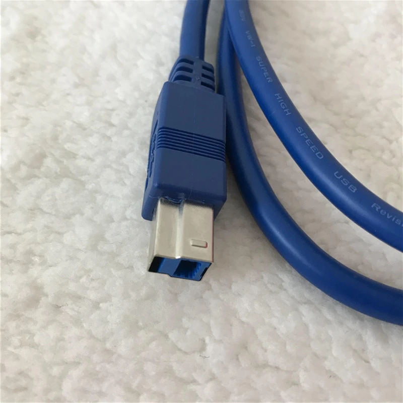100 шт./лот USB 3 0 тип A адаптер для B порт принтера мужской удлинитель данных кабель