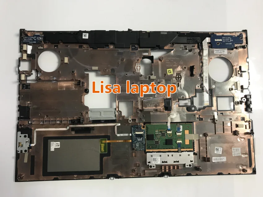 Для Dell OEM Прецизионные M6700 Palmrest Сенсорная панель сборка с считыватель отпечатков пальцев-46FYP