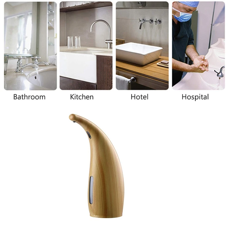 

GTBL Automatic Soap Dispenser Touchless Soap Dispenser 10.25Oz Hands Free Fingerprint And Free From Infrared Interference Dish
