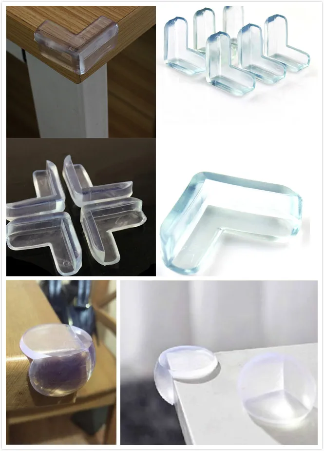 4/5 шт. силиконовые защитные накладки на углы стола|Бамперы для края и углов| |