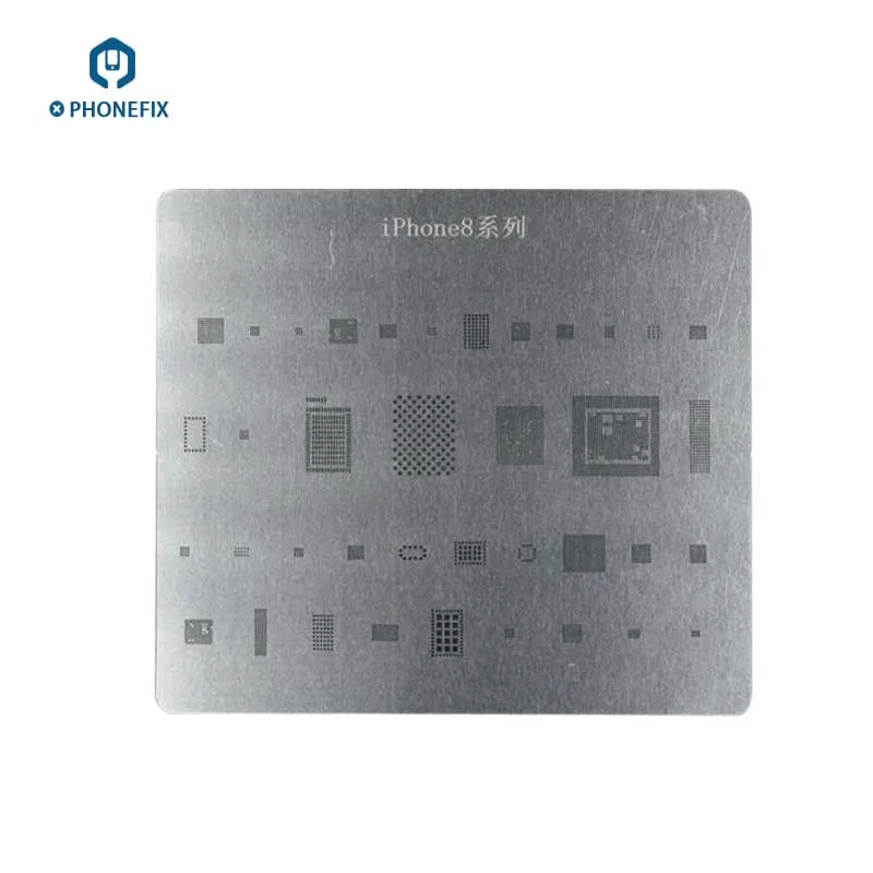 Многофункциональный трафарет PHONEFIX для реболлинга BGA iPhone 8 8P X CPU NAND Flash IC Chip