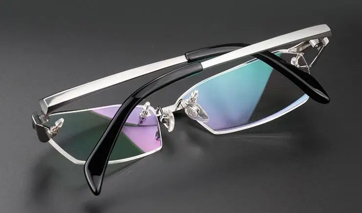 100% титановые оправы для очков полуоправы очки Rx able|rimless eyewear|glasses halfframe glasses |