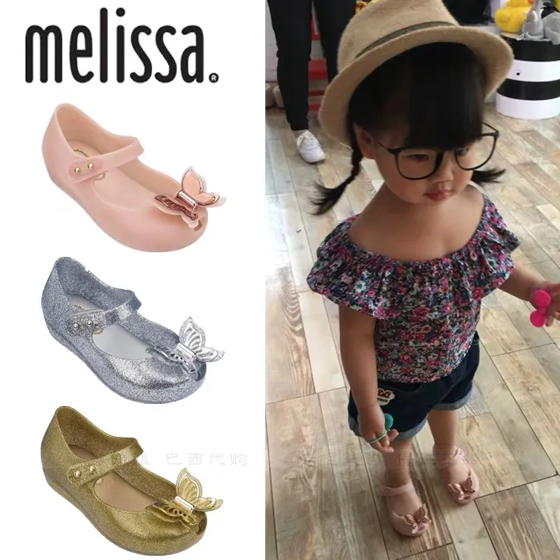 Прозрачные сандалии для девочек Melissa с объемным бантом детская