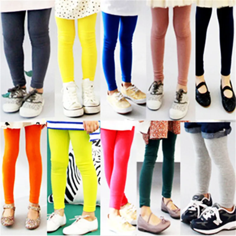 Продажа леггинсов для возраста от 1 до 8 лет Тонкие детские штаны на весну осень и