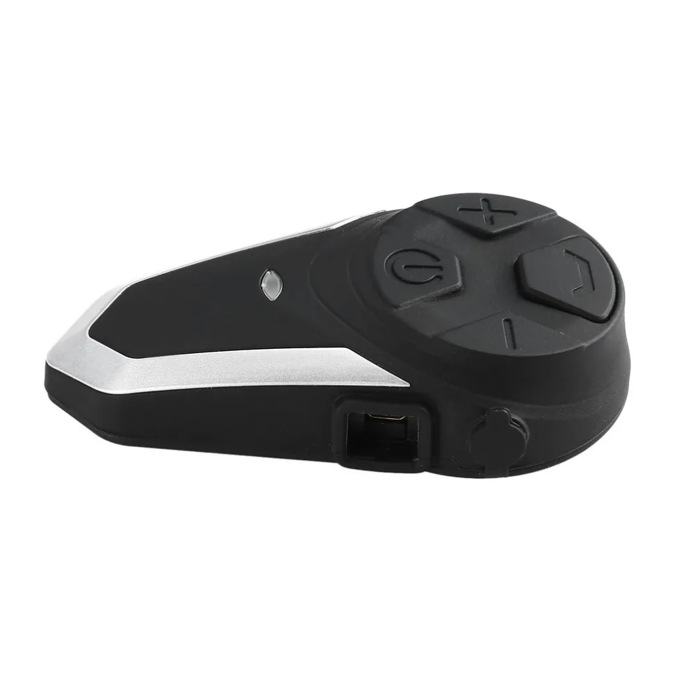 BT-S3 1000M Motorcycle BT Interphone Motorbike Helmet Wireless Bluetooth Intercom FM Headset Portable Mini | Электроника