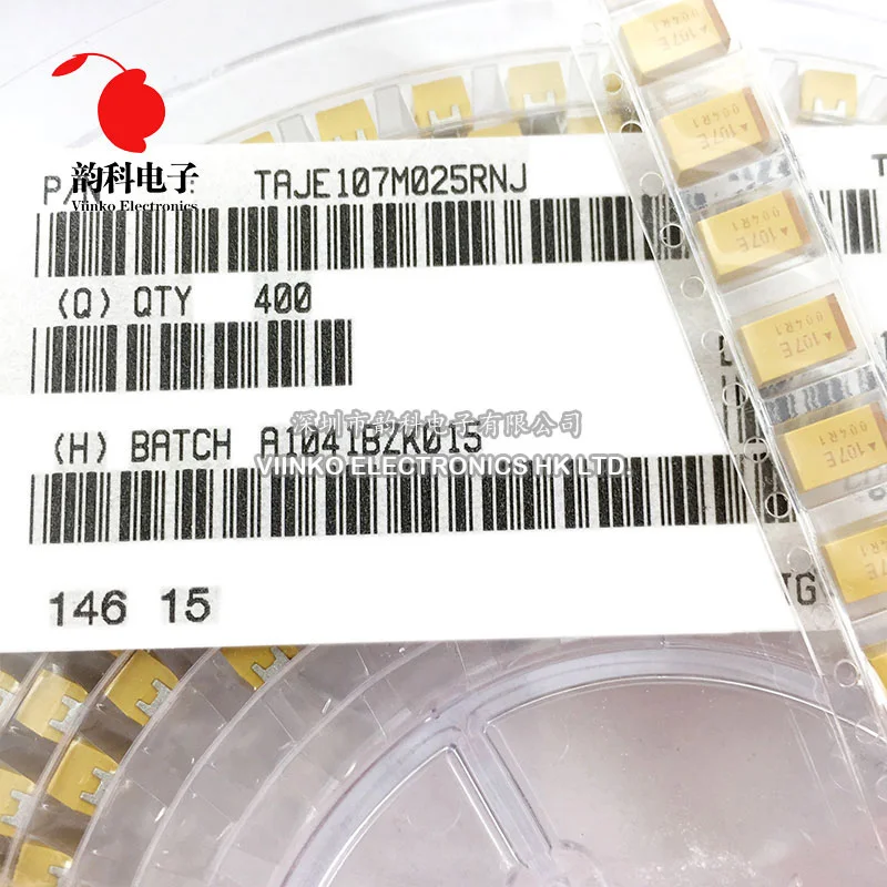 Танталовый конденсатор SMD типа E 7343 43 100 мкФ 1000 6 в 25 107 108 10 шт.|smd tantalum capacitor|tantalum