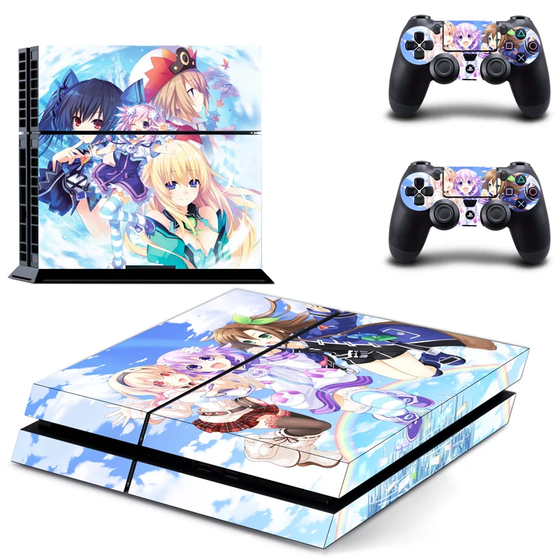 Аниме милая девушка Хацунэ Мику PS4 кожи стикеры Наклейка для sony playstation 4 консоли и 2 контроллеров PS4 кожи Стикеры винил