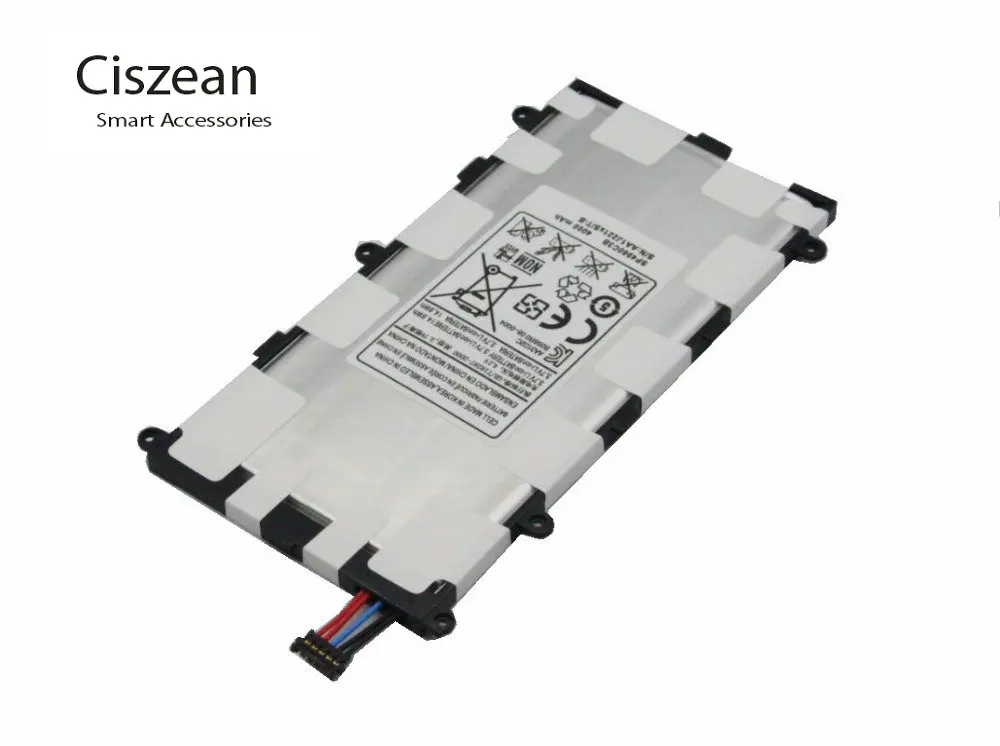 Сменный аккумулятор Ciszean 1x4000 мАч SP4960C3B для Samsung galaxy Tab Tablet 2 7 0 P6200 P3100 P3110 P3113|battery for