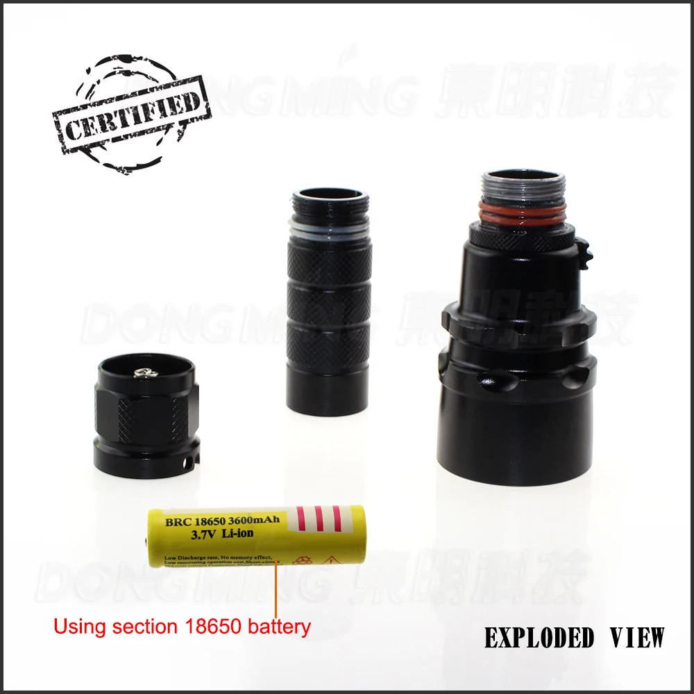 24 шт. 1 * CREE XM-L T6 светодиодный тактический фонарик ярсветильник черный чехол