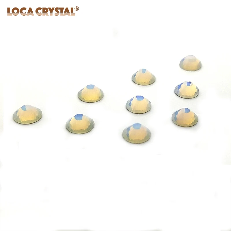 Белый опал цвета Bling Crystal Flatback Аксессуары для одежды горный хрусталь на