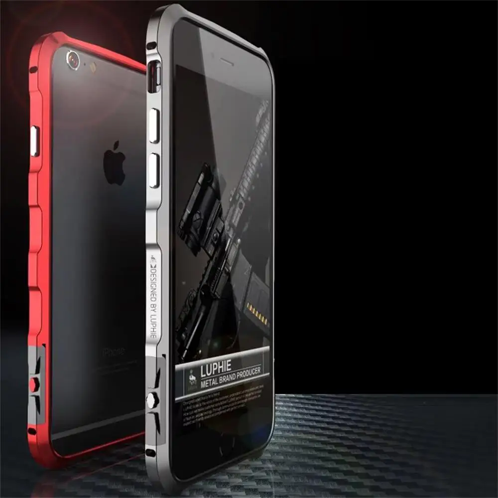 Luxury Ultra Thin For Apple iphone 6 6S Plus Bumper Diamond Design Aluminum Metal Frame iPhone Bumpers No Screw Version | Мобильные