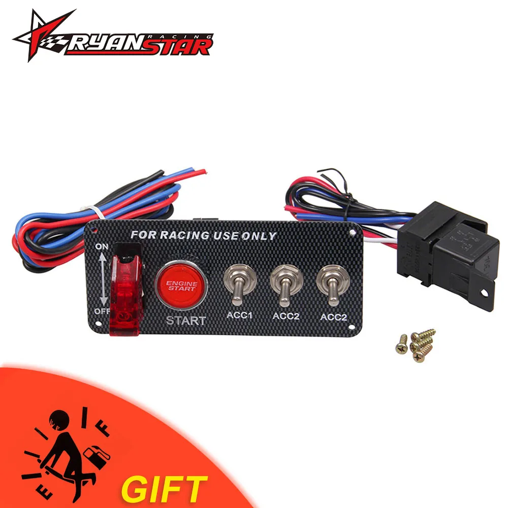 Высококачественный гоночный автомобиль из углеродного волокна 12 В светодиодный