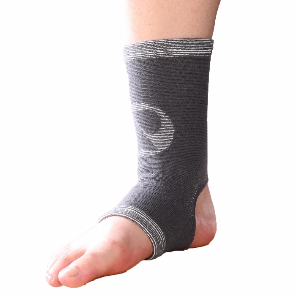 Bamboo Charcoal Ankle Pad Protection Elastic Brace Guard Support Sports Gym - Gray- 1PCS A51 | Спорт и развлечения