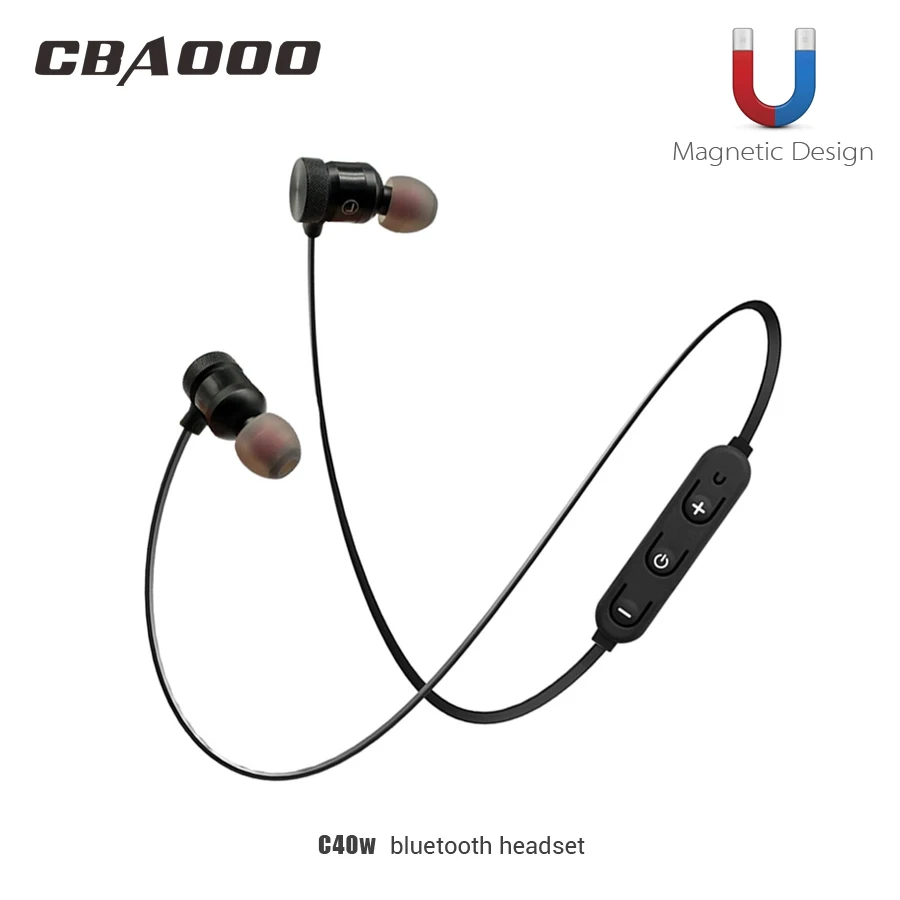 CBAOOO беспроводные Bluetooth-наушники Спортивная гарнитура bluetooth-наушники Магнитные